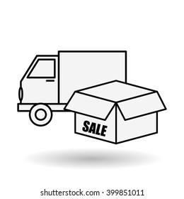 Delivery  icon design, vector illustration