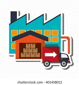 Delivery icon design , vector illustration