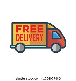 delivery icon design vector template