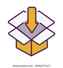Delivery icon editable stock vector illustration