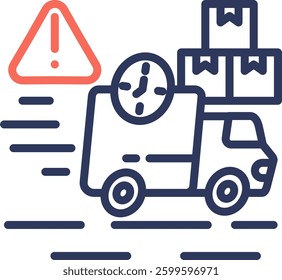 Delivery Icon Element For Design And Vector