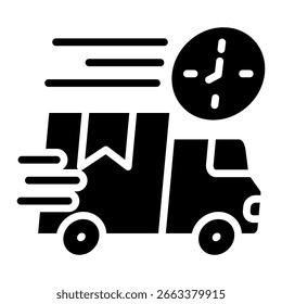 Delivery Icon Element For Design And Vector