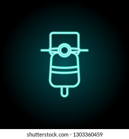 Delivery icon. Elements of Logistics in neon style icons. Simple icon for websites, web design, mobile app, info graphics