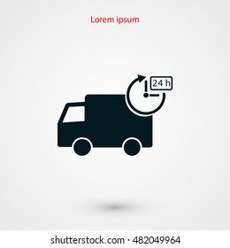 Delivery Icon, flat design best vector icon