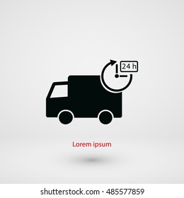Delivery Icon, flat design best vector icon