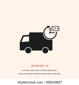 Delivery Icon, flat design best vector icon