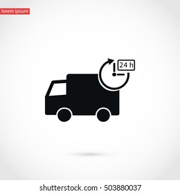 Delivery Icon, flat design best vector icon