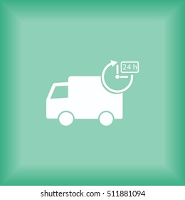 Delivery Icon, flat design best vector icon