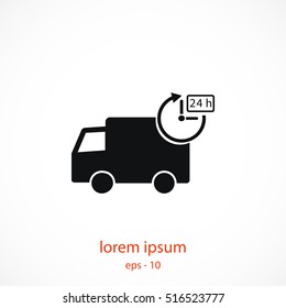 Delivery Icon, flat design best vector icon