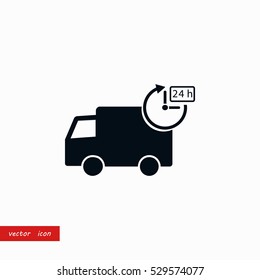 Delivery Icon, flat design best vector icon