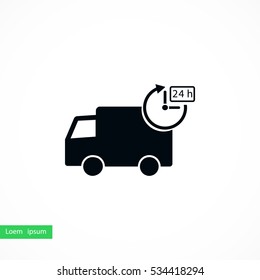 Delivery Icon, flat design best vector icon
