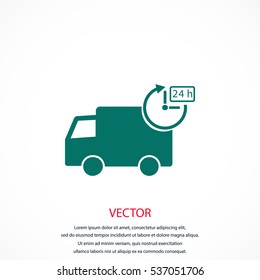 Delivery Icon, flat design best vector icon