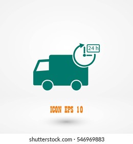 Delivery Icon, flat design best vector icon