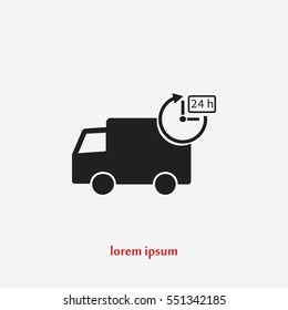 Delivery Icon, flat design best vector icon