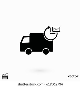 Delivery Icon, flat design best vector icon