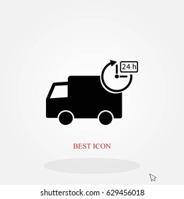 Delivery Icon, flat design best vector icon