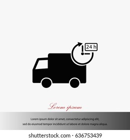 Delivery Icon, flat design best vector icon