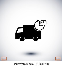 Delivery Icon, flat design best vector icon