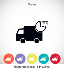 Delivery Icon, flat design best vector icon