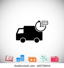 Delivery Icon, flat design best vector icon