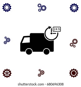 Delivery Icon, flat design best vector icon