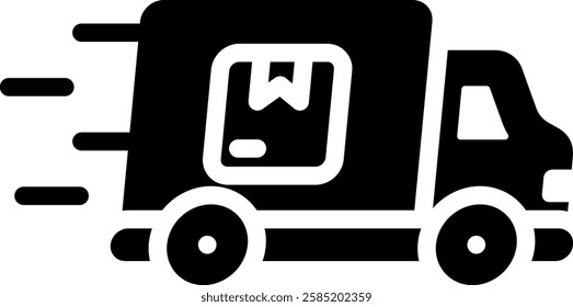 Delivery Icon Glyph Vector Illustration