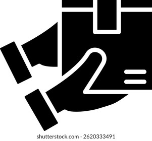 Delivery Icon Glyph Vector Illustration