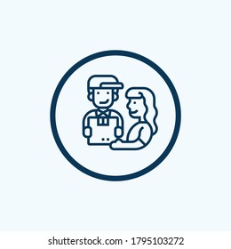 delivery icon isolated on white background from delivery collection. delivery icon trendy and modern delivery symbol for logo, web, app