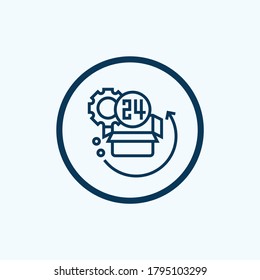 delivery icon isolated on white background from delivery collection. delivery icon trendy and modern delivery symbol for logo, web, app