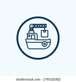 icono de entrega aislado en fondo blanco de la colección de entregas. icono de entrega moderno y moda símbolo de entrega para logotipo, web, aplicación