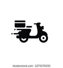 Delivery icon isolated on white background