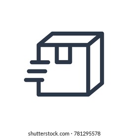 Delivery icon. Isolated package and delivery icon line style. Premium quality vector symbol drawing concept for your logo web mobile app UI design.
