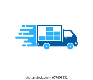 Delivery Icon Logo Design Element