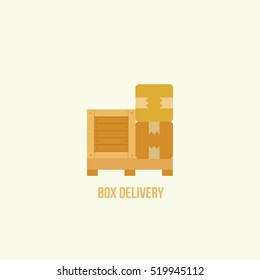 Delivery icon and logo design template.