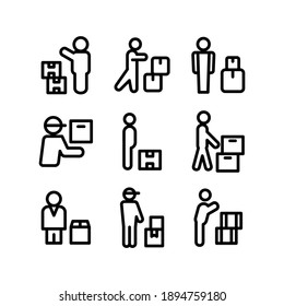 delivery icon or logo isolated sign symbol vector illustration - Collection of high quality black style vector icons
