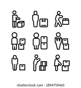 delivery icon or logo isolated sign symbol vector illustration - Collection of high quality black style vector icons
