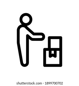 delivery icon or logo isolated sign symbol vector illustration - high quality black style vector icons
