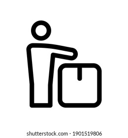 delivery icon or logo isolated sign symbol vector illustration - high quality black style vector icons
