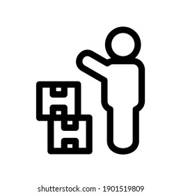 delivery icon or logo isolated sign symbol vector illustration - high quality black style vector icons

