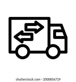 delivery icon or logo isolated sign symbol vector illustration - high quality black style vector icons
