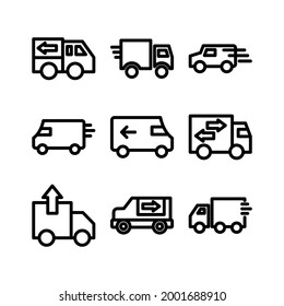 delivery icon or logo isolated sign symbol vector illustration - Collection of high quality black style vector icons
