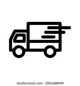 delivery icon or logo isolated sign symbol vector illustration - high quality black style vector icons
