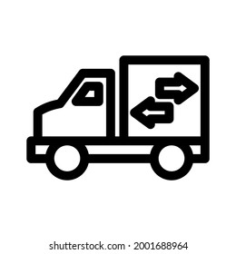 delivery icon or logo isolated sign symbol vector illustration - high quality black style vector icons
