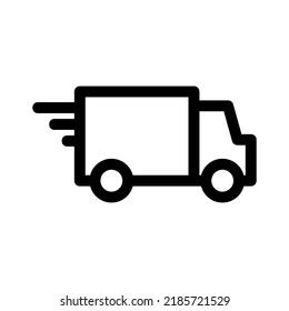 delivery icon or logo isolated sign symbol vector illustration - high quality black style vector icons
