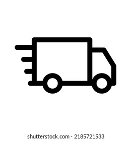 delivery icon or logo isolated sign symbol vector illustration - high quality black style vector icons
