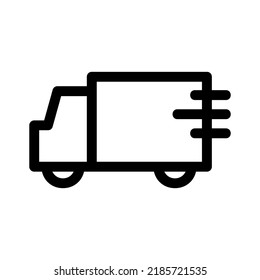 delivery icon or logo isolated sign symbol vector illustration - high quality black style vector icons
