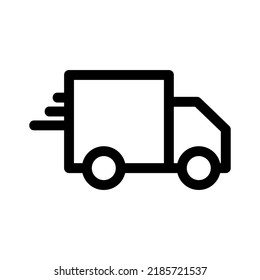 delivery icon or logo isolated sign symbol vector illustration - high quality black style vector icons
