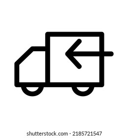 delivery icon or logo isolated sign symbol vector illustration - high quality black style vector icons
