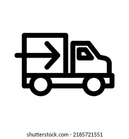 delivery icon or logo isolated sign symbol vector illustration - high quality black style vector icons
