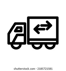 delivery icon or logo isolated sign symbol vector illustration - high quality black style vector icons
